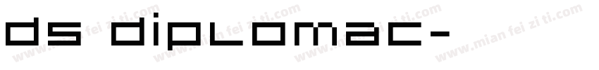 DS DiplomaC字体转换
